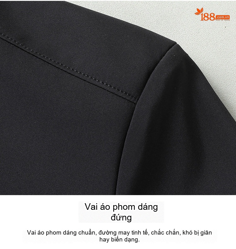 Áo Khoác Nam Cổ Trụ Trung Niên Phong Cách Lịch Lãm Màu Đỏ, Đen, Xanh Navy chi tiết 18