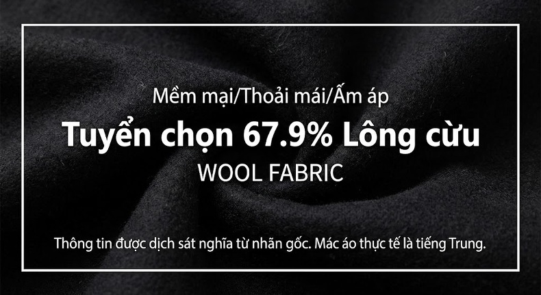 Áo Khoác Nam Dáng Dài Lớp Lót Lông Vũ Tháo Rời Được Màu Đen, Nâu, Xám chi tiết 8