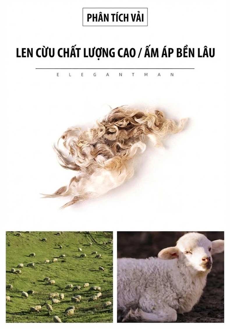 Áo Khoác Nam Dáng Dài Lớp Lót Lông Vũ Tháo Rời Được Màu Đen, Nâu, Xám chi tiết 7