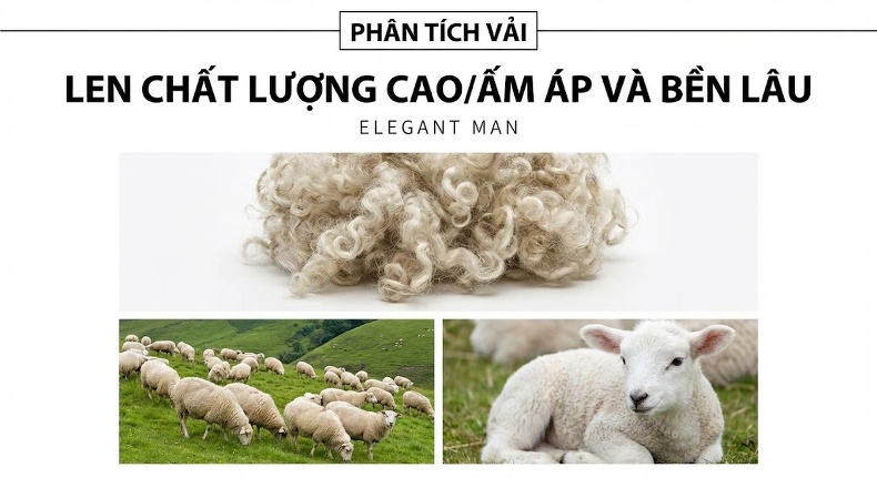 Áo Khoác Nam Dáng Ngắn Hai Mặt Lông Cừu Màu Xám, Kem, Nâu, Đen chi tiết 7