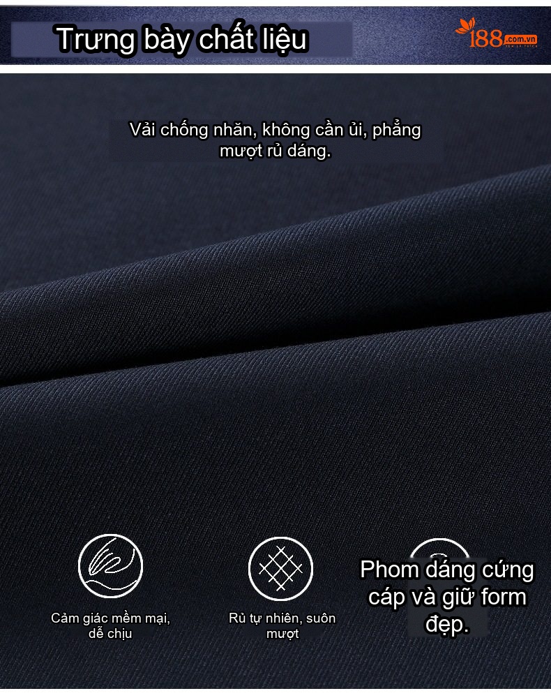 Áo Khoác Nam Len Lông Cừu Dáng Vest Công Sở Trung Niên Màu Xanh Navy chi tiết 3