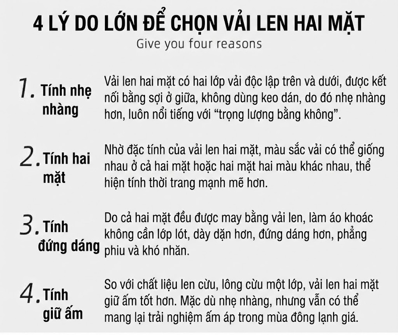 Áo Khoác Nam Lông Cừu, Tơ Tằm, Lông Vũ, Vải Tweed, Lót Tháo Rời Màu Xám, Đen chi tiết 5
