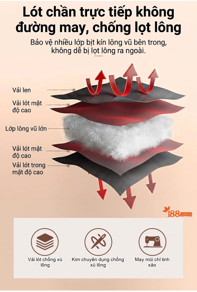 Áo Khoác Nam Lông Cừu, Tơ Tằm, Lông Vũ, Vải Tweed, Lót Tháo Rời Màu Xám, Đen chi tiết 10