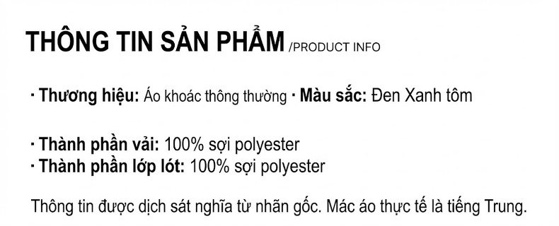 Áo Khoác Nam Lót Lông Cừu Dày Dặn Cổ Trụ Khóa Kéo Phong Cách Công Sở Màu Đen, Xanh Navy chi tiết 12