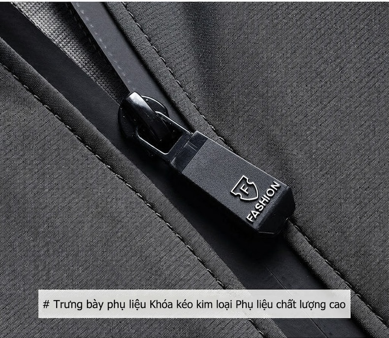Áo Khoác Nam Mỏng Có Mũ Trùm Đầu Phong Cách Thời Trang Màu Xanh Rêu, Xanh Navy, Xám chi tiết 25