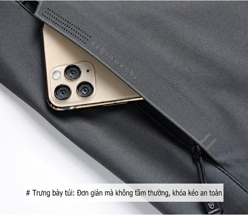 Áo Khoác Nam Mỏng Có Mũ Trùm Đầu Phong Cách Thời Trang Màu Xanh Rêu, Xanh Navy, Xám chi tiết 27
