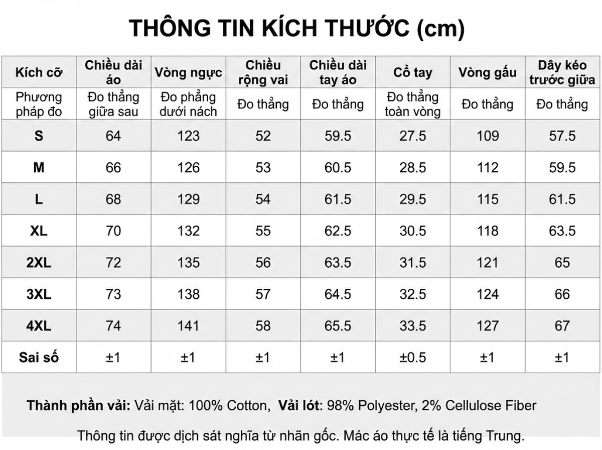 Áo Khoác Nam Nữ Vải Canvas Retro Detroit Phong Cách Mỹ Màu Nâu, Kem chi tiết 1
