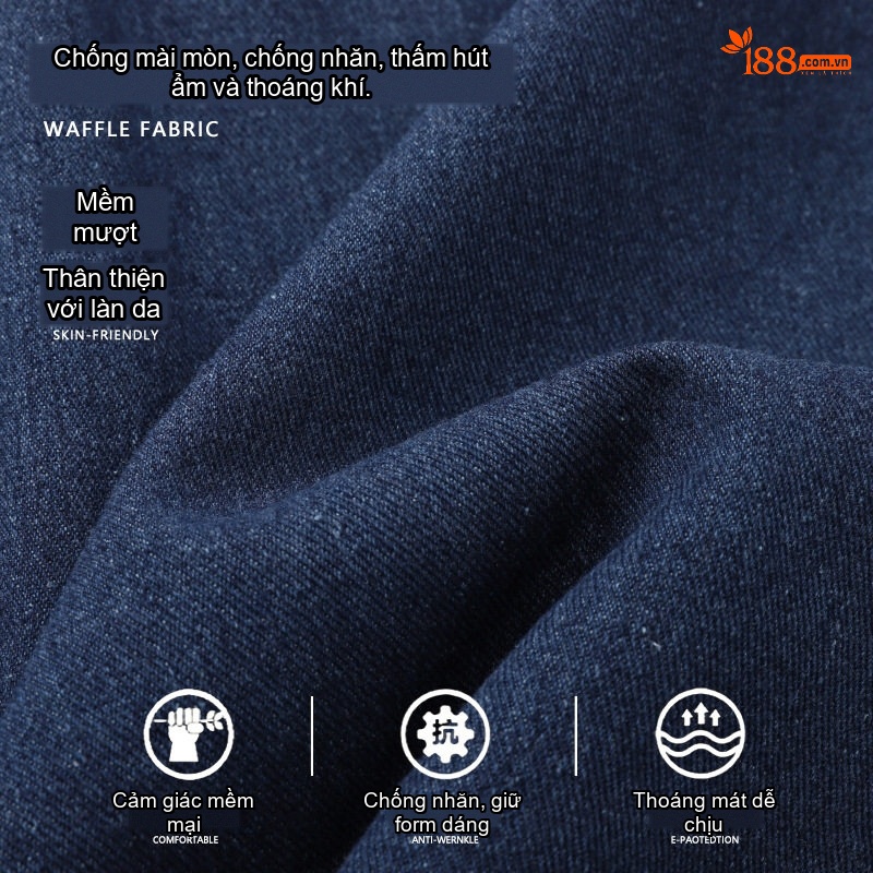 Áo Khoác Nam Tay Dài Cổ Bẻ Kiểu Jean Form Rộng Màu Xanh Dương