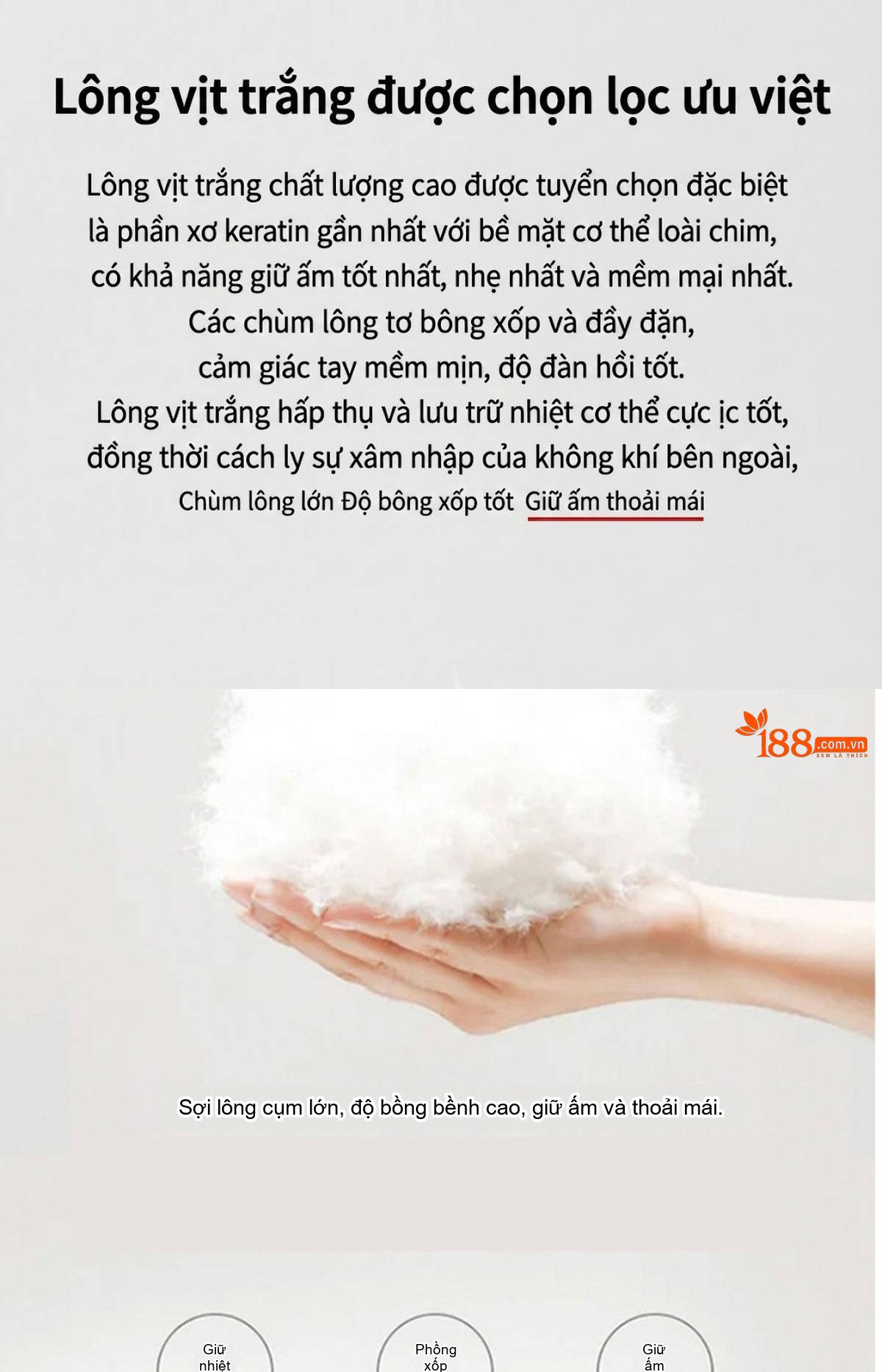 Áo Khoác Nữ Lông Vũ Lót Nỉ Dạ Tweed Phong Cách Tiểu Thư Màu Hồng, Xám, Trắng chi tiết 4