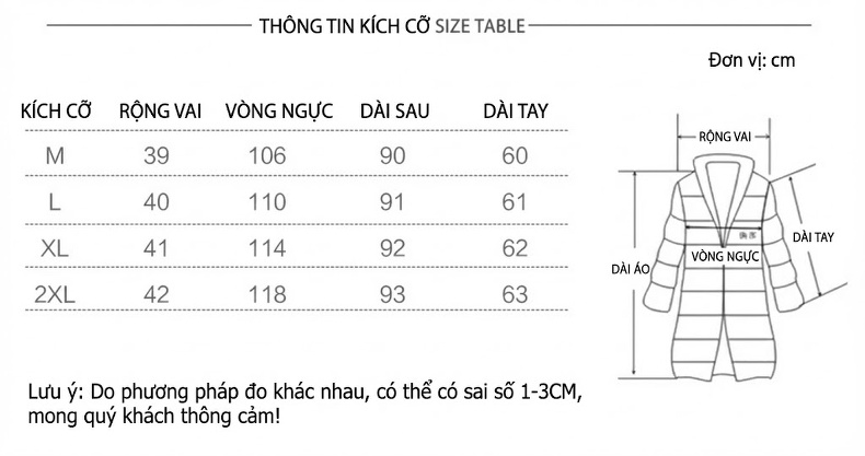 Áo Khoác Parka Nữ Cotton Dáng Dài Vừa Vặn Phong Cách Hàn Quốc Màu Be chi tiết 10