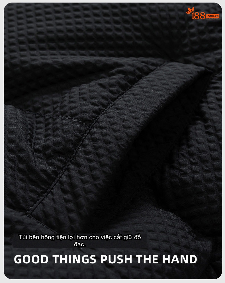 Áo Khoác Phao Cotton Lót Lông Cổ Trụ Unisex Dáng Rộng Giữ Ấm Màu Trắng, Xanh Dương, Hồng, Đen... chi tiết 8