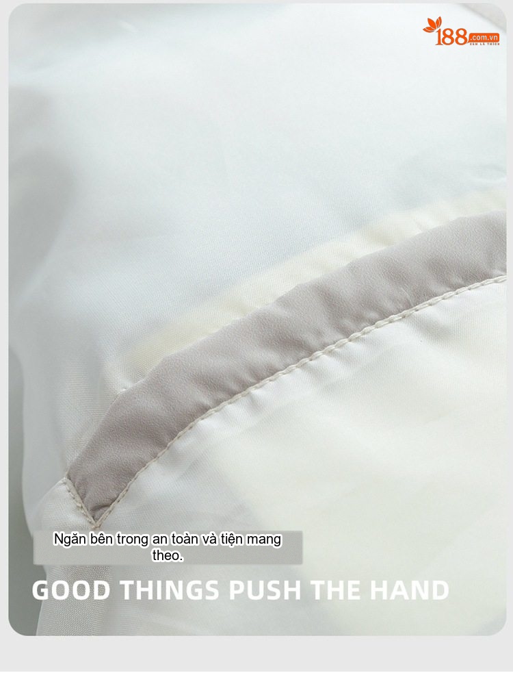 Áo Khoác Phao Cotton Nam Nữ Mẫu Dáng Rộng Mùa Đông Chống Gió Giữ Ấm Dày Dặn Màu Đen, Trắng chi tiết 12