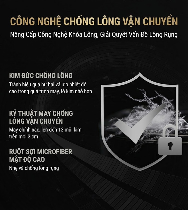 Áo Khoác Phao Da Thật Dáng Dài Thời Trang Nữ Màu Đen chi tiết 2