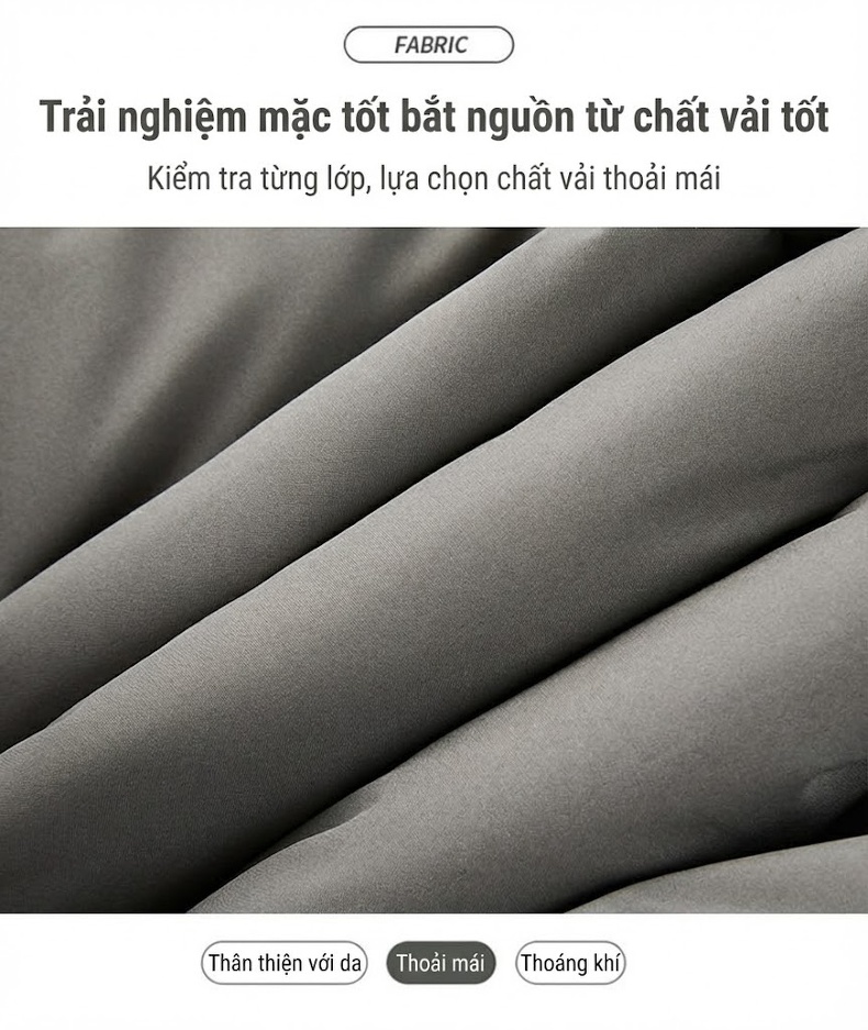 Áo Khoác Phao Dáng Dài Công Sở Phong Cách Học Đường Dày Dặn Có Mũ Trùm Đầu Màu Đen, Hồng, Trắng, Xám chi tiết 9
