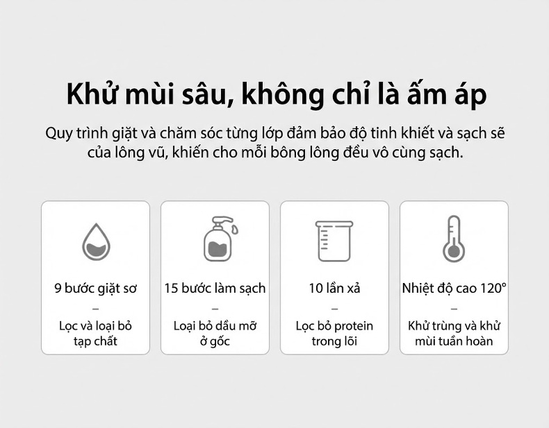 Áo khoác phao lông vũ dáng rộng mũ trùm đầu chống gió cho cặp đôi chi tiết 5