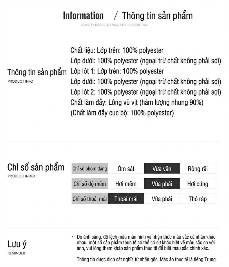 Áo Khoác Phao Lông Vũ Dày Dặn Có Mũ Trùm Đầu Phong Cách Hàn Quốc Màu Be, Vàng, Đỏ, Xanh Rêu, Đen chi tiết 12