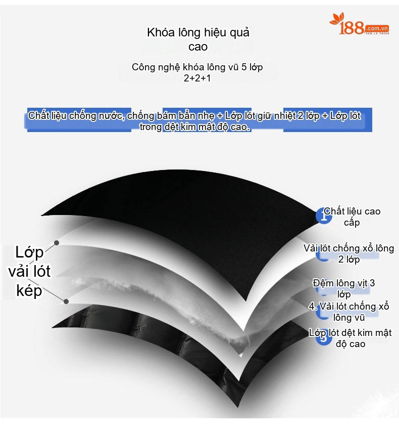 Áo Khoác Phao Lông Vũ Nam Cao Cấp Dáng Đứng Có Khóa Kéo Giữ Ấm Màu Xám chi tiết 8