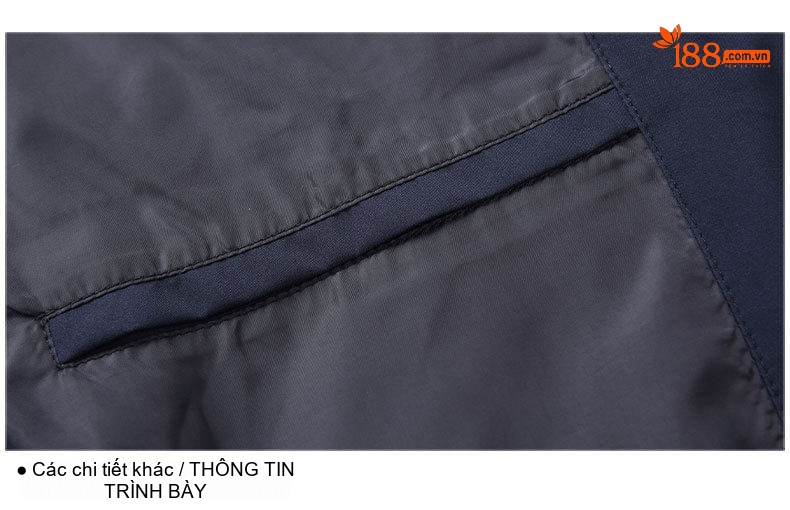 Áo Khoác Phao Lông Vũ Nam Dáng Ngắn Cổ Bẻ Lông Vịt Trắng 90 Giữ Ấm Màu Xám, Xanh Navy, Đen chi tiết 38