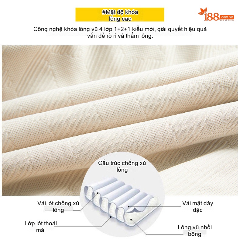 Áo Khoác Phao Nam 50 Lông Vịt Kiểu Dáng Áo Sơ Mi Cổ Bẻ Rộng Rãi Phong Cách Hàn Quốc Màu Trắng Kem, Đen, Xanh Lá chi tiết 3