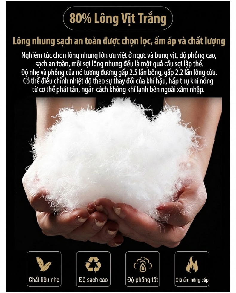 Áo Khoác Phao Nam Cổ Bóng Chày Ngắn Tay Giữ Ấm Màu Xám, Trắng, Đen, Xanh Navy... chi tiết 4