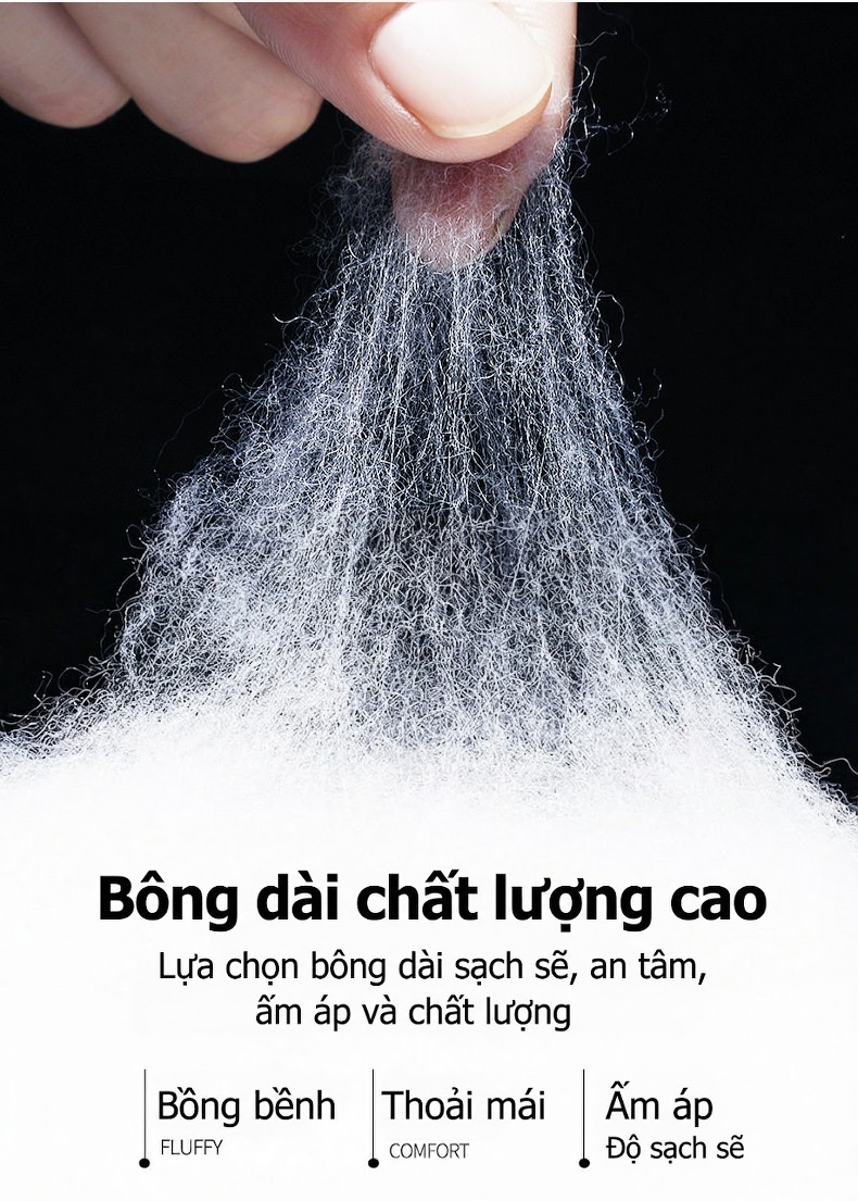 Áo Khoác Phao Nam Cotton Dáng Ngắn Graphene Chống Gió Màu Xanh Navy, Xám, Đen, Be... chi tiết 4