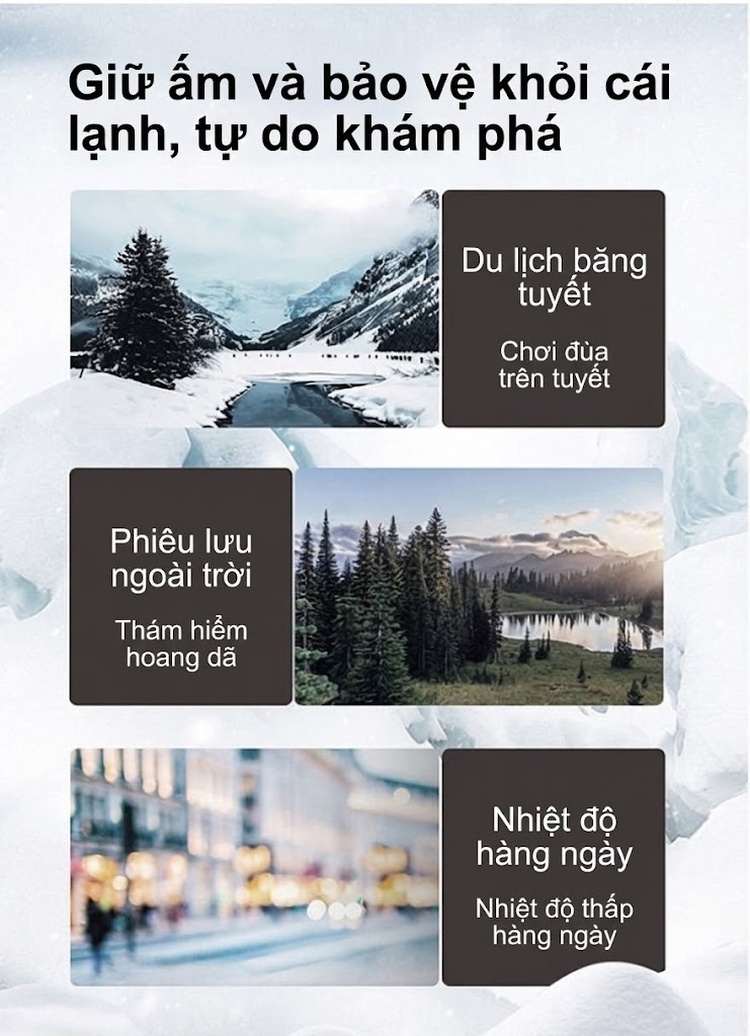 Áo Khoác Phao Nam Dáng Dài Cổ Bẻ Lót Lông Vũ Tháo Rời Ấm Áp Phong Cách Doanh Nhân chi tiết 8