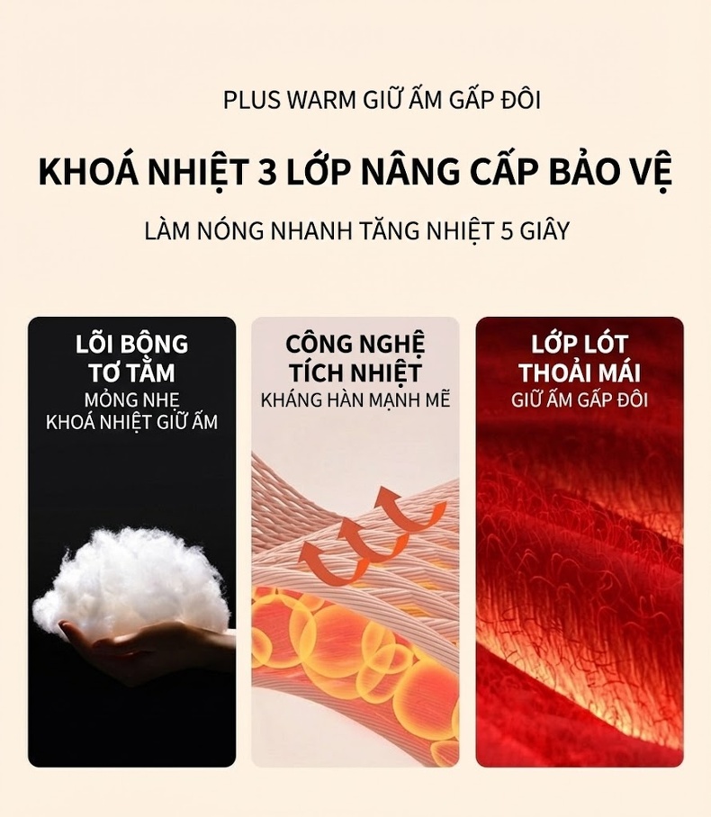 Áo Khoác Phao Nam Dáng Dài Cotton Lót Lông Dày Dặn Có Mũ Trùm Màu Đen, Xám, Xanh Rêu... chi tiết 2