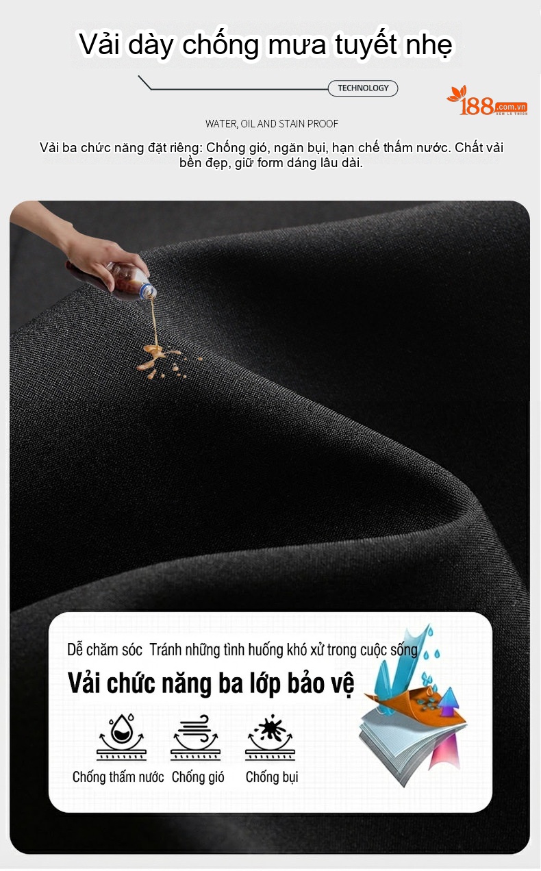 Áo Khoác Phao Nam Dáng Dài Lông Vũ Vịt Trắng Tiêu Chuẩn 90, Phong Cách Business Casual Màu Đen, Xanh Navy chi tiết 4