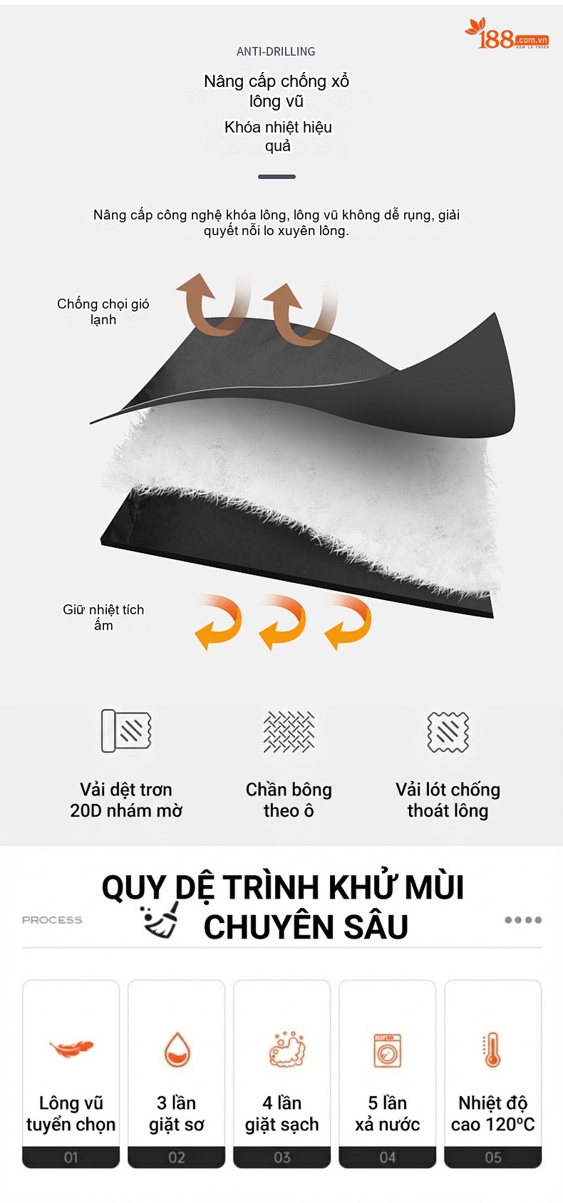 Áo Khoác Phao Nam Dáng Thể Thao Dày Dặn Chống Gió Mùa Đông Màu Vàng, Xanh, Đen chi tiết 7