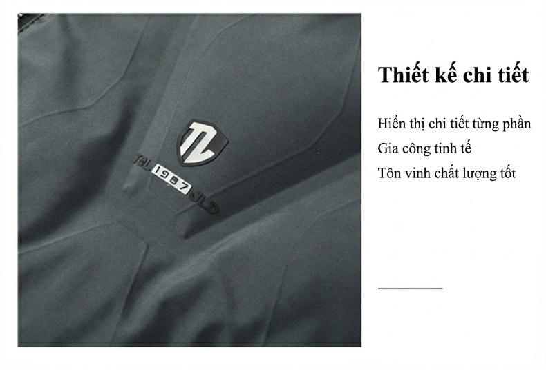 Áo Khoác Phao Nam Lông Vũ Cổ Lông Cừu Có Thể Tháo Rời Giữ Ấm Màu Đen, Nâu, Xám chi tiết 10