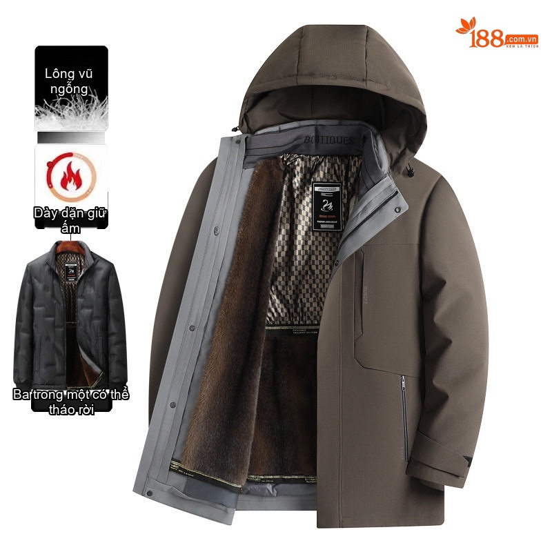W3036 Brown [Khuôn tóc màu vàng ngỗng]