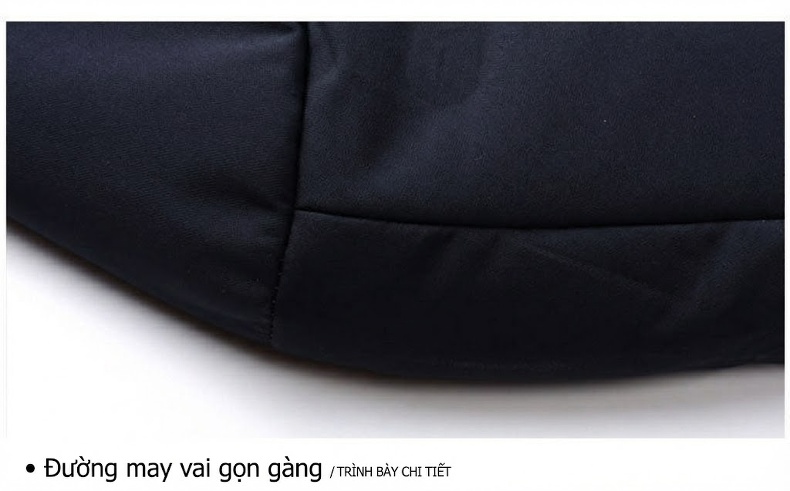 Áo Khoác Phao Nam Lông Vũ Mỏng Nhẹ Cổ Bẻ Màu Xám, Xanh Navy, Đen chi tiết 27