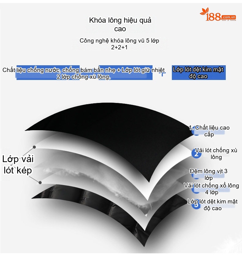 Áo Khoác Phao Nam Lông Vũ Vịt Trắng Dáng Sơ Mi Giữ Ấm Phong Cách Doanh Nhân Màu Xanh Navy, Be chi tiết 9