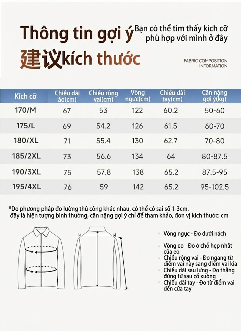 Áo Khoác Phao Nam Mũ Trùm Đầu Lông Vịt Trắng 90% Giữ Ấm Chống Gió chi tiết 14