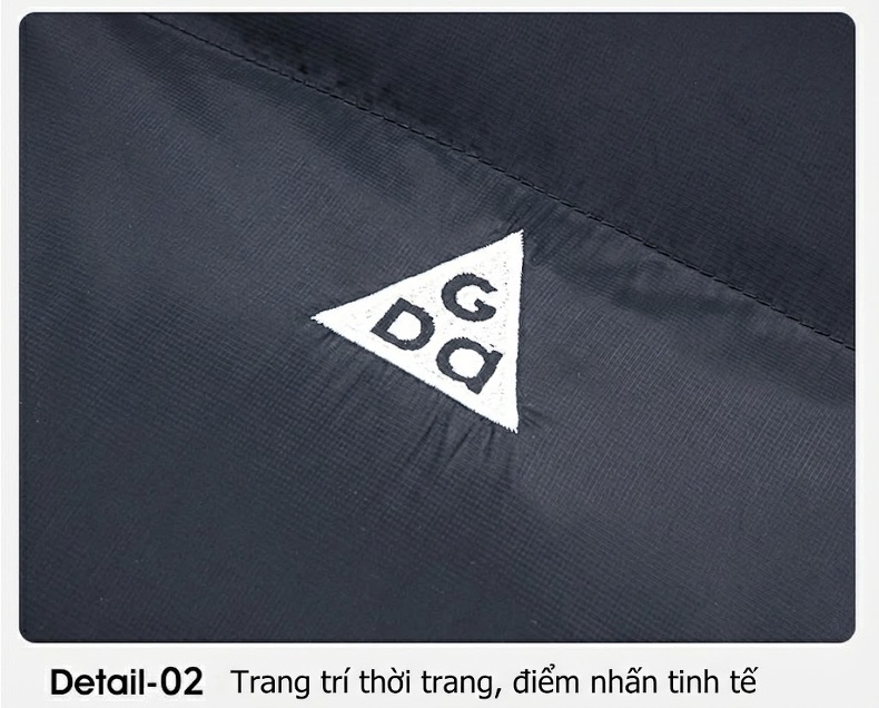 Áo Khoác Phao Nam Mũ Trùm Đầu Lông Vịt Trắng 90% Giữ Ấm Chống Gió chi tiết 20