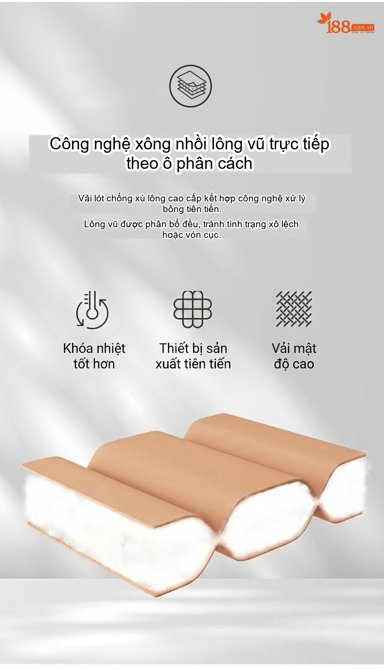 Áo Khoác Phao Nam Mũ Trùm Đầu Lông Vịt Trắng 90% Giữ Ấm Chống Gió chi tiết 7