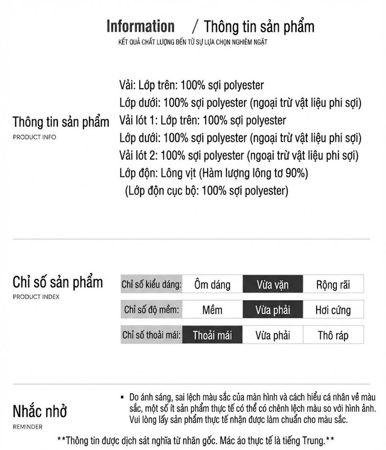 Áo Khoác Phao Nam Nữ Lông Vũ Dày Dặn Có Mũ Trùm Đầu Phong Cách Hàn Quốc Màu Xanh Lá Cây, Đen, Cam, Trắng... chi tiết 13