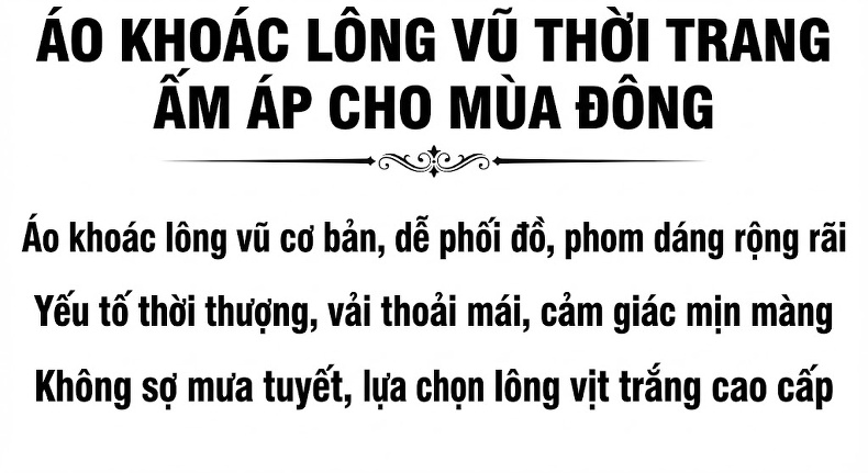 Áo Khoác Phao Nam Nữ Lông Vũ Trắng 90% Dáng Rộng Bo Chun Cổ Đứng Phối Màu Đen, Trắng Vân Đá, Xám chi tiết 2