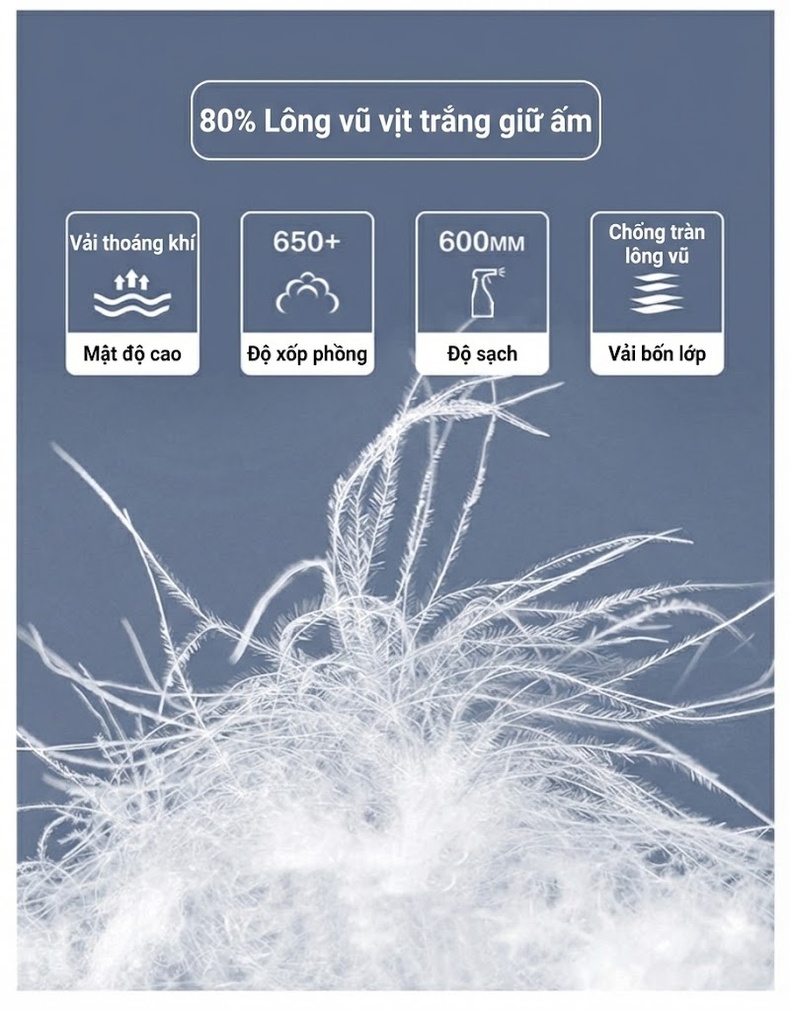 Áo Khoác Phao Nam Trung Niên Lông Vũ Ruột Tháo Rời Cổ Bẻ Màu Đen chi tiết 4