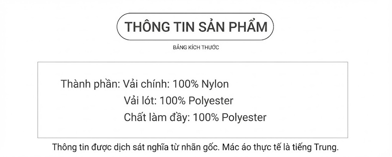 Áo Khoác Phao Nữ Cotton Trám Ô Cổ Bẻ Thiết Kế Nhỏ Nhắn Màu Đen, Nâu chi tiết 8