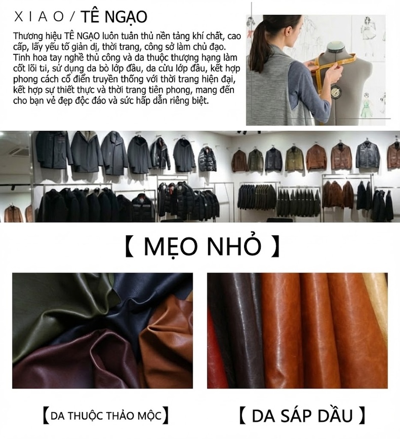 Áo Khoác Phao Nữ Da Cừu Dáng Dài Vừa Cổ Lông Thú Có Mũ Màu Đen, Xanh Lá chi tiết 25