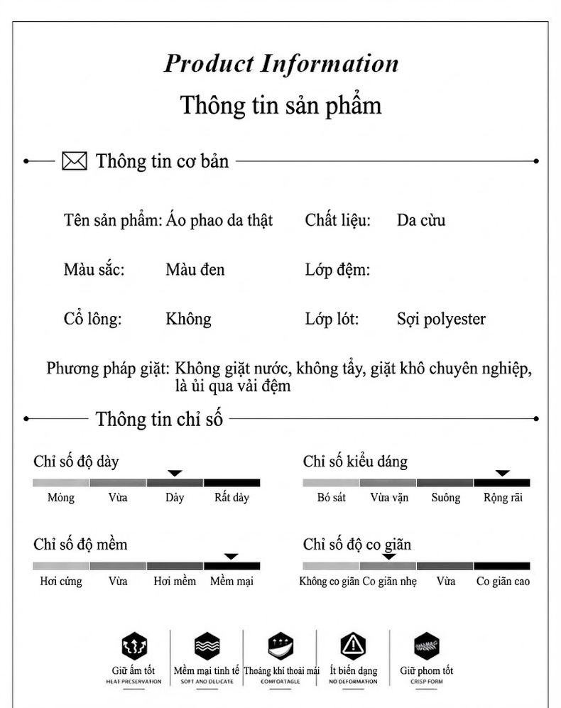 Áo Khoác Phao Nữ Da Cừu Dáng Rộng Tay Dơi Phong Cách Hàn Quốc Màu Đen chi tiết 3