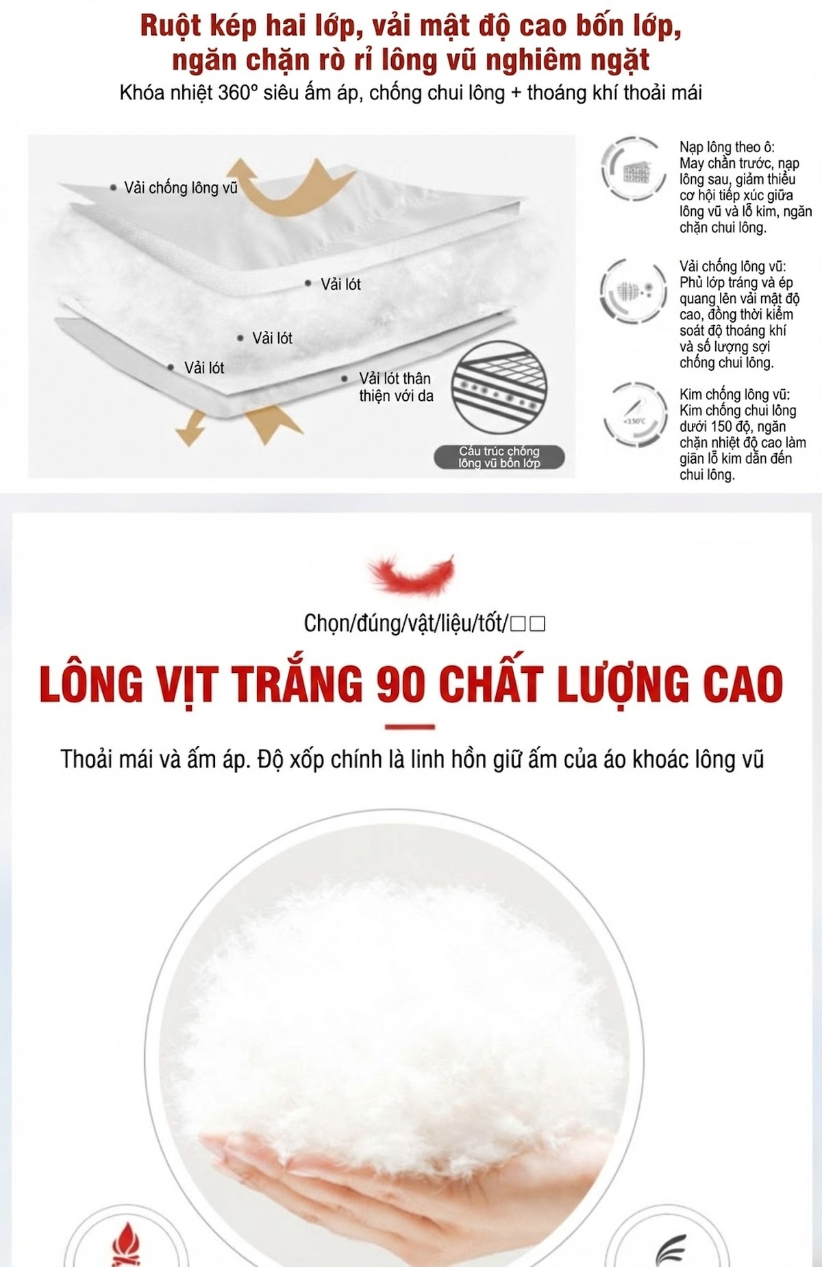 Áo Khoác Phao Nữ Dáng Ngắn 2024 Trẻ Trung Ấm Áp Màu Hồng, Nâu, Đen, Vàng chi tiết 10