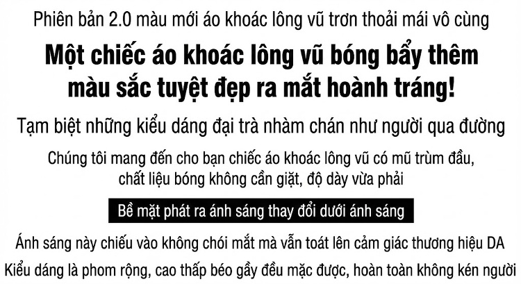 Áo Khoác Phao Nữ Dáng Ngắn Da Bóng Dày Dặn Giữ Ấm Màu Đen chi tiết 2