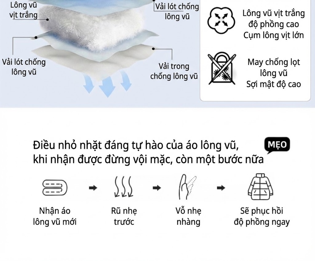 Áo Khoác Phao Nữ Kiểu Công Sở Hàn Quốc Dáng Ngắn Trẻ Trung Ấm Áp Màu Đen chi tiết 8