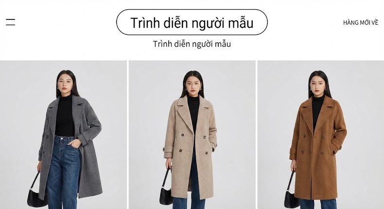 Áo Khoác Phao Nữ Lông Vũ Ngắn Dáng Nhỏ Gọn Thời Trang Màu Đen chi tiết 4