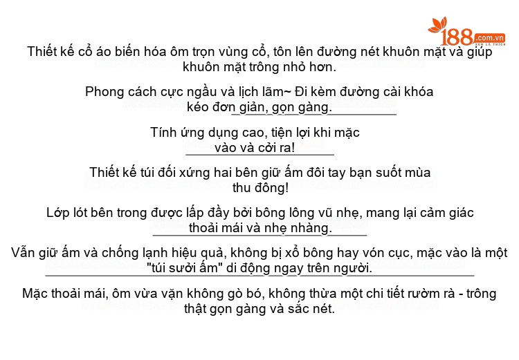 Áo Khoác Phao Nữ/Nam Dáng Ngắn Tay Dài Phong Cách Đường Phố Màu Đen, Trắng, Hồng, Xám chi tiết 5