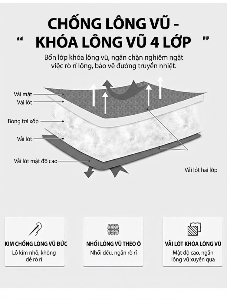 Áo Khoác Phao Nữ Ngắn Dáng Nhỏ Gọn Dày Dặn Ấm Áp Màu Trắng, Đỏ Rượu, Nâu, Đen chi tiết 11