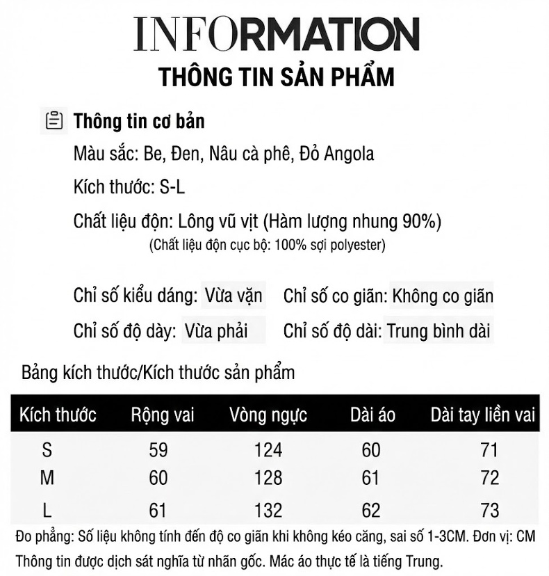 Áo Khoác Phao Nữ Ngắn Dáng Ôm Lông Vịt Trắng Màu Trắng, Nâu, Đen, Đỏ chi tiết 1