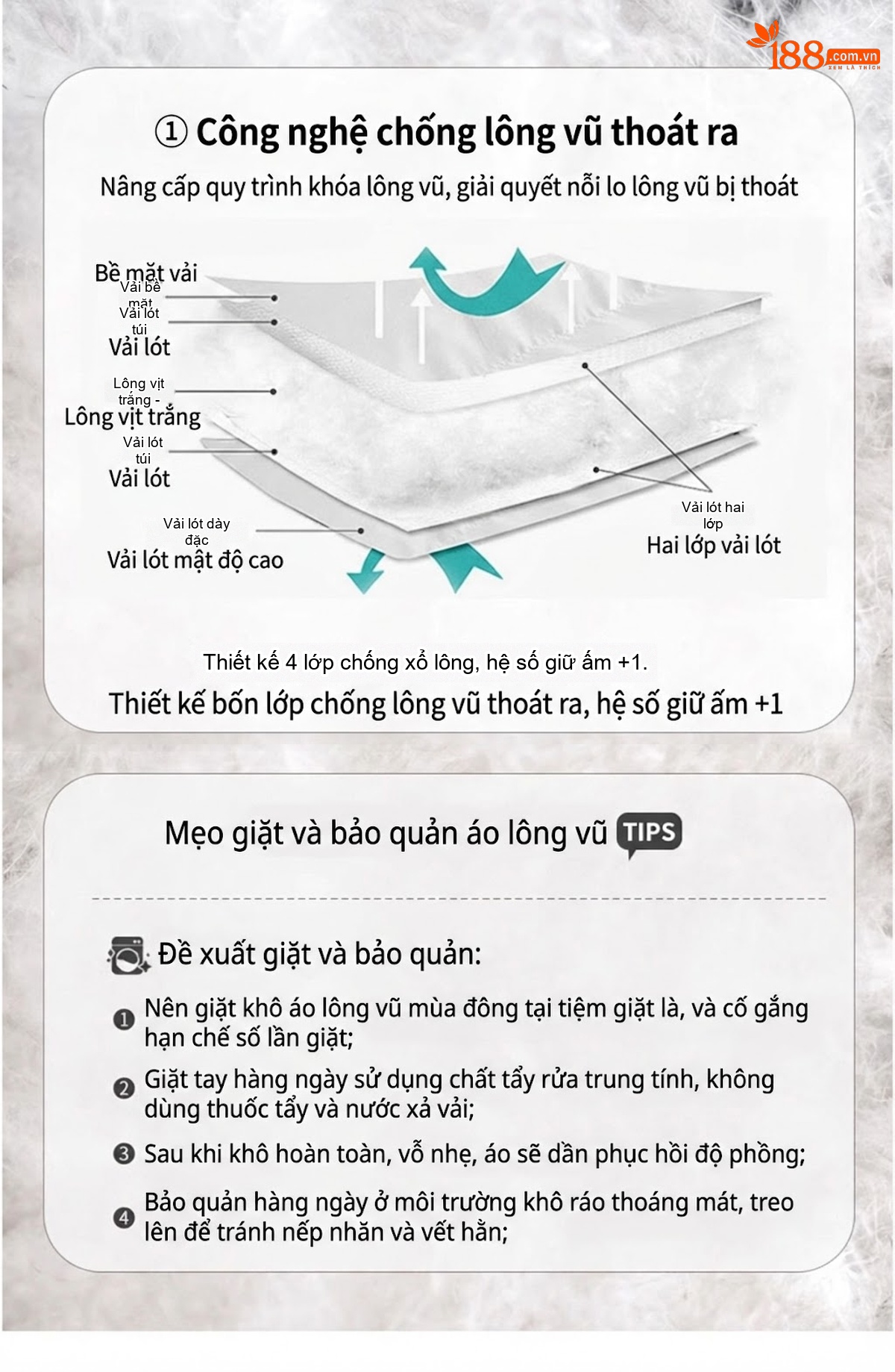 Áo Khoác Phao Nữ Ngắn Họa Tiết Da Báo Thời Trang chi tiết 13